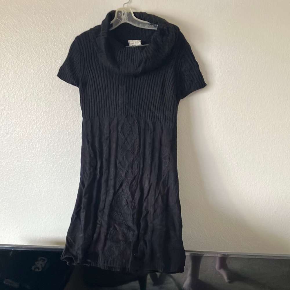FINAL MARKDOWN Pink rose knit dress large